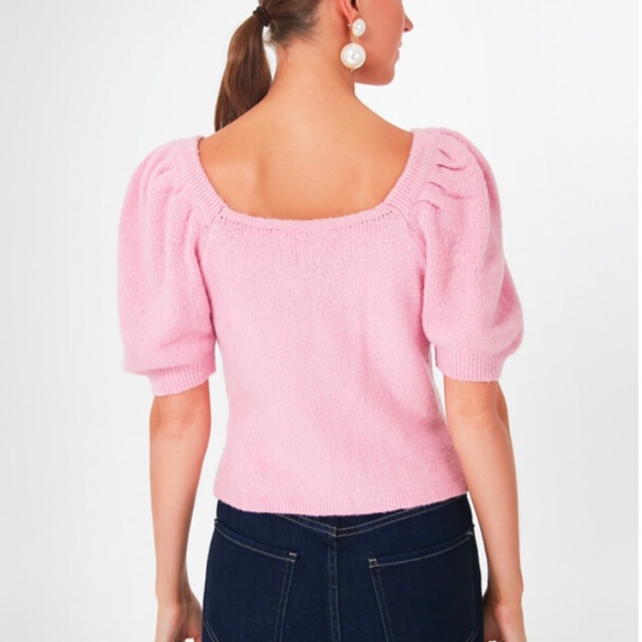 Tuckernuck English Factory Puff Sleeve Sweater - Picture 4 of 7